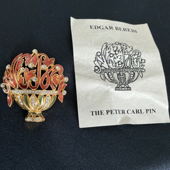 Edgar Berebi “The Peter Carl Pin” Brooch Limited Edition - Picture 1 of 13